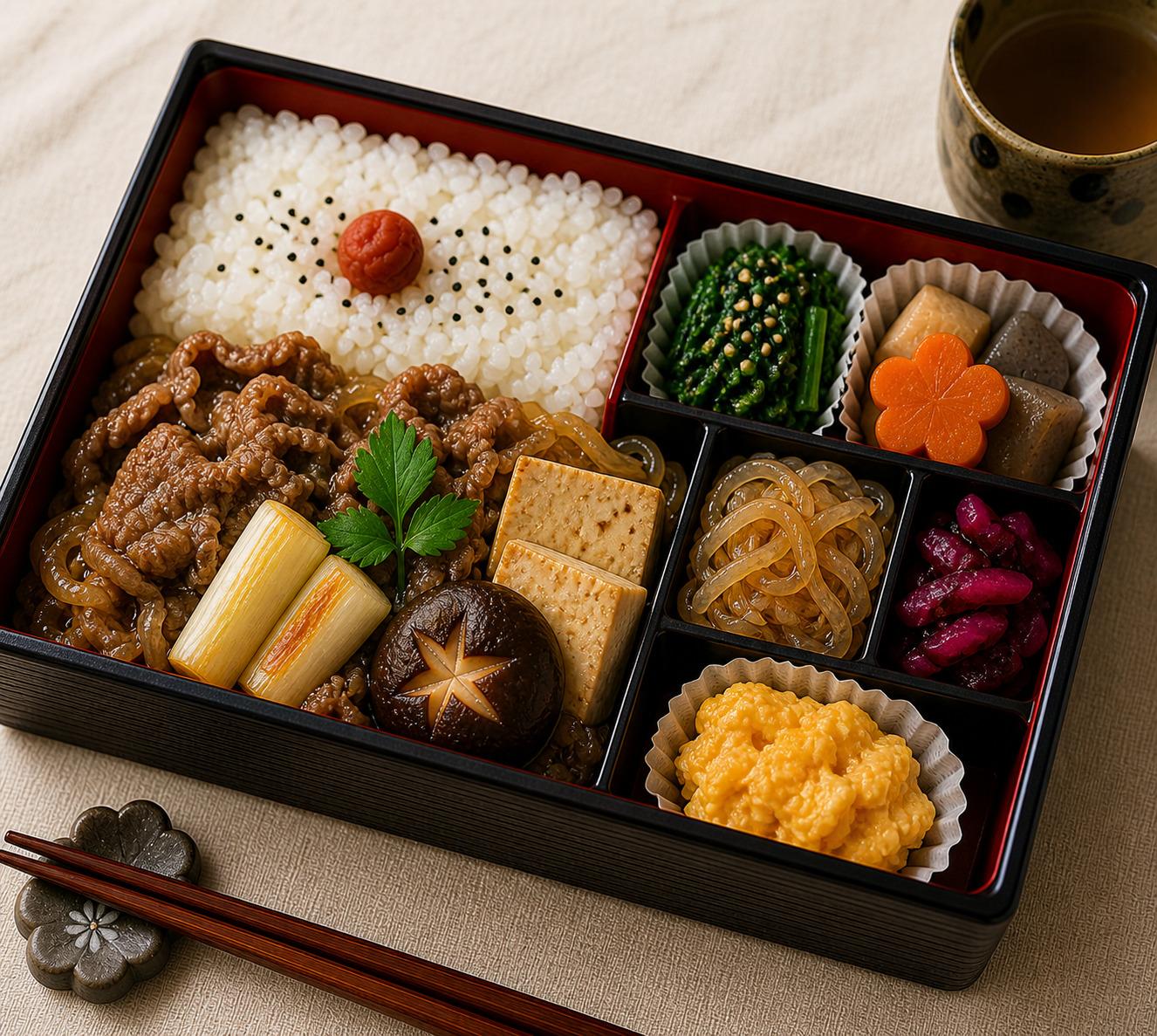 Sukiyaki Beef Bento